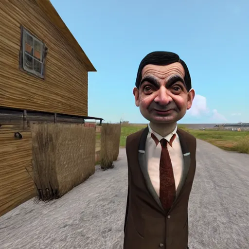 Image similar to mr bean in 7 days to die