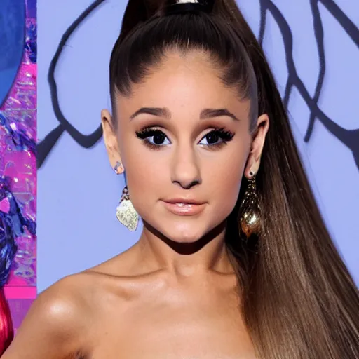 Image similar to ariana grande aged to 4 0 years old, full body, high fidelity, 8 k