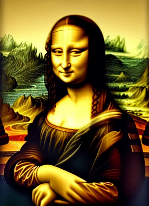 Prompt: the mona lisa by leonardo da vinci