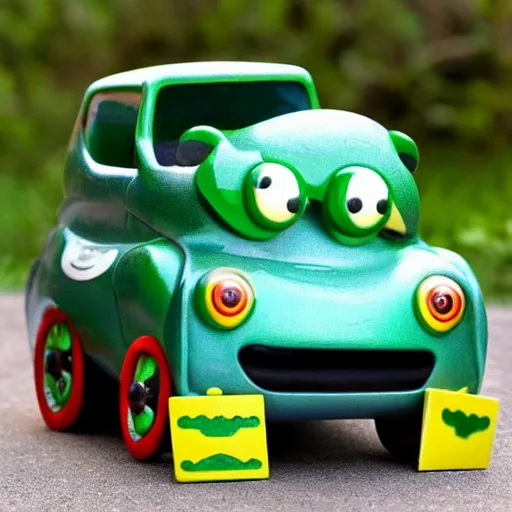 Image similar to froggy car go choo choo chugga chugga chooo chooooooo