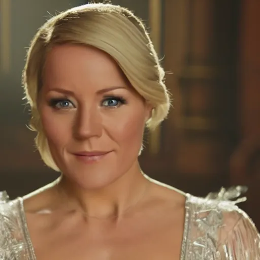 Prompt: Helene Fischer in downton Abbey , 8k, HD