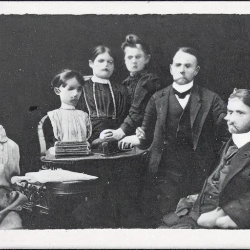 Image similar to an early 1900s photo of an iphone