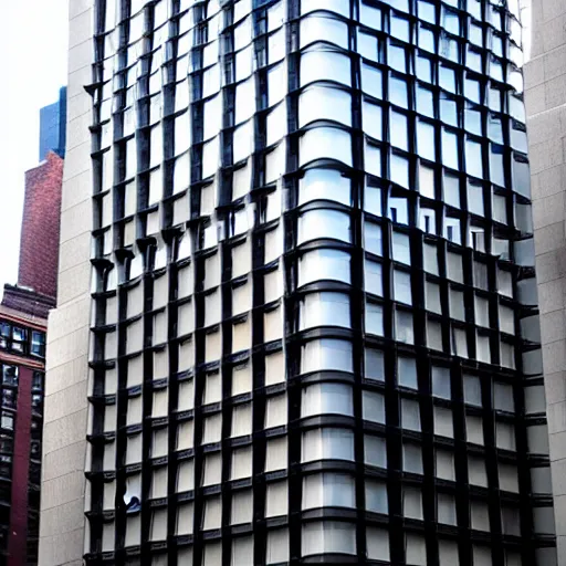 Image similar to the coolest building in new york, architecture