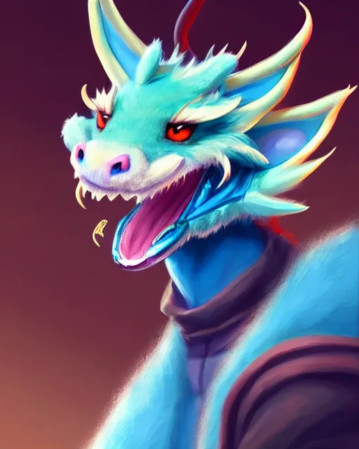 Image similar to character concept art of a cute young male anthropomorphic colorful furry dragon | | cute - fine - face, pretty face, key visual, realistic shaded perfect face, fine details by stanley artgerm lau, wlop, rossdraws, james jean, andrei riabovitchev, marc simonetti, and sakimichan, trending on artstation