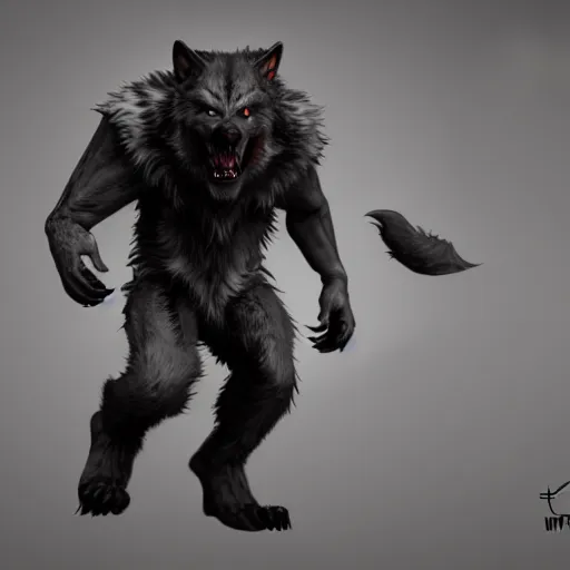 Prompt: cute werewolf from van helsing unreal engine hyperreallistic render 8k character concept art masterpiece