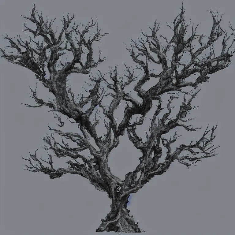 Image similar to 4 th dimensional tree, sci - fi concept art, 4 k