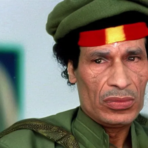 Image similar to A still of Muammar Gaddafi in Full House (1987)