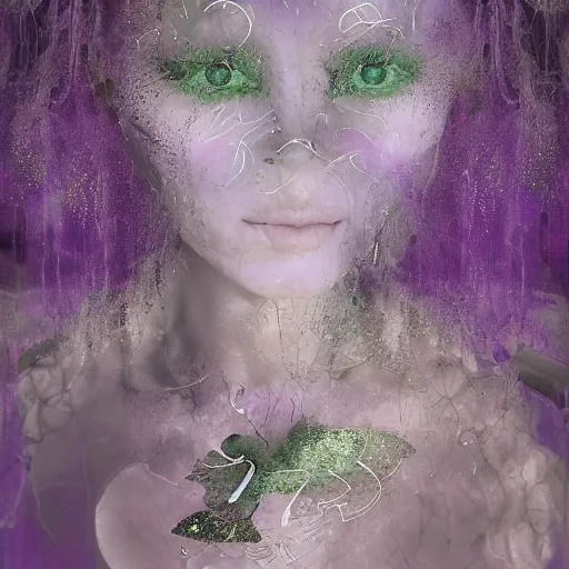 Image similar to crystethereal lavender atrium manipulation layeredinfusion lilac silver silver fuji pastel lilac sparkle fuji surreal creations serene lilac sparkle grey lilac weeping abstract collage