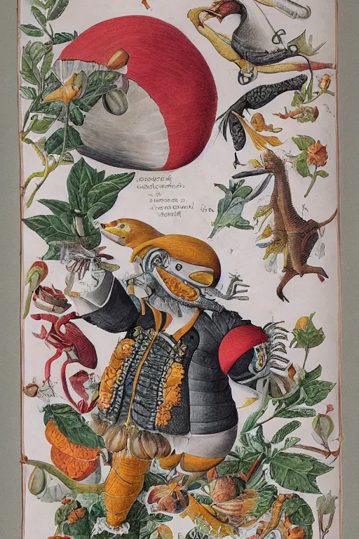 Image similar to dr robotnik, by maria sibylla merian