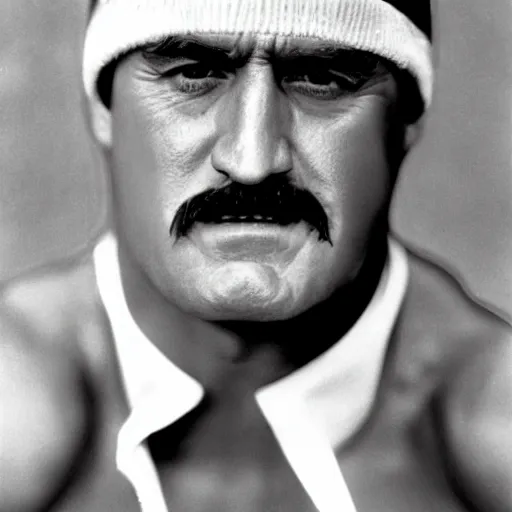 Prompt: portrait of hulk hogan without moustache n - 4