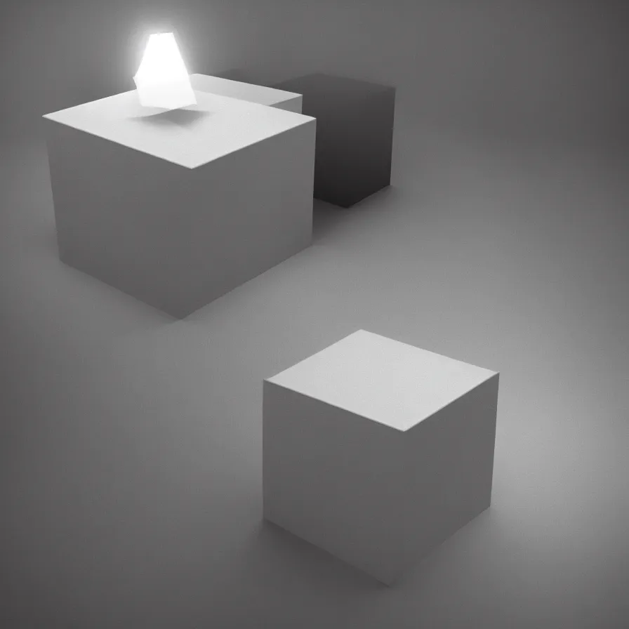 Image similar to a square cube, hyper realistic, octane render, unreal engine, studio lighting