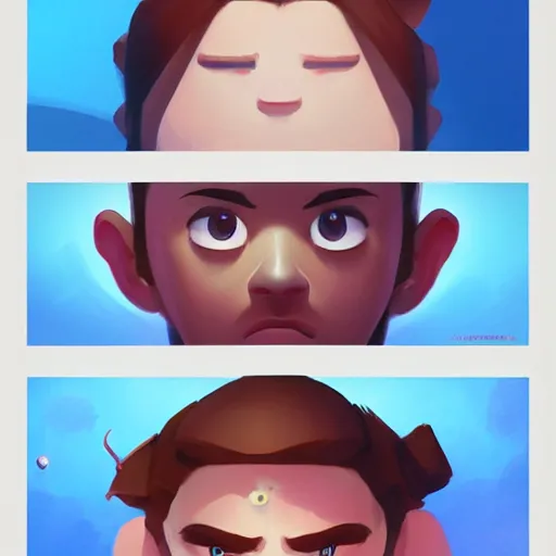 Image similar to face icon stylized minimalist nintendo 3 ds, loftis, cory behance hd by jesper ejsing, by rhads, makoto shinkai and lois van baarle, ilya kuvshinov, rossdraws global illumination