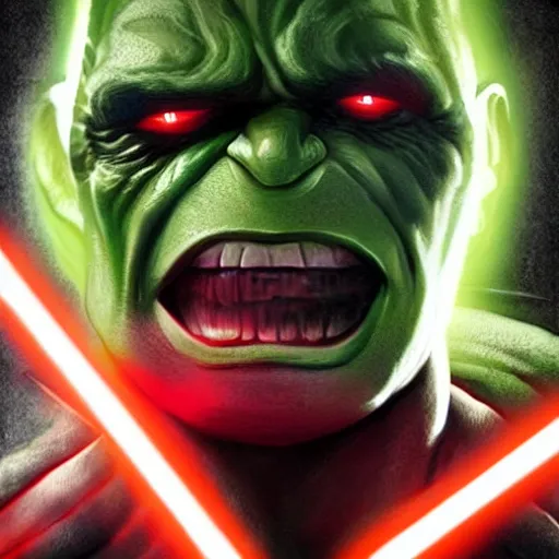 Image similar to sith hulk