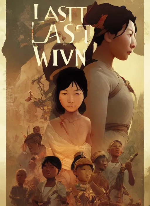 Image similar to poster for an animation film called the last asian slave woman, 8 k, hd, art by craig mullins