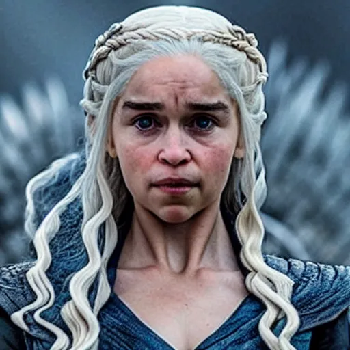 Prompt: “Very very intricate photorealistic photo of Daenerys from Game of Thrones in a Marvel movie, photo is in focus with detailed atmospheric lighting, award-winning crisp details”