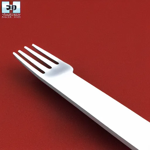 Image similar to 3d model topology of a fork