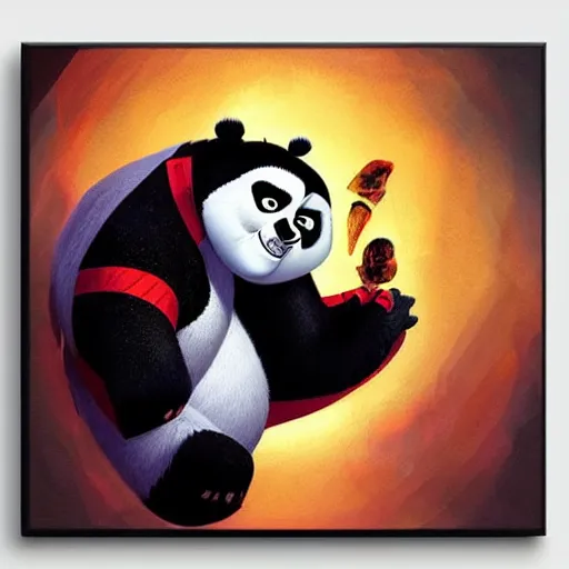 Prompt: kung fu panda portrait, by anato finnstark, by alena aenami, by john harris, by ross tran, by wlop, by andreas rocha