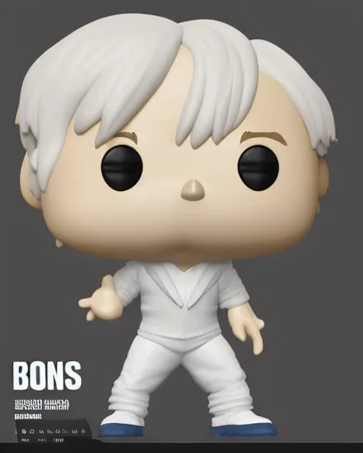 Image similar to full body 3d render of funko pop boris johnson as a funko pop, studio lighting, white background, blender, trending on artstation, 8k, highly detailed