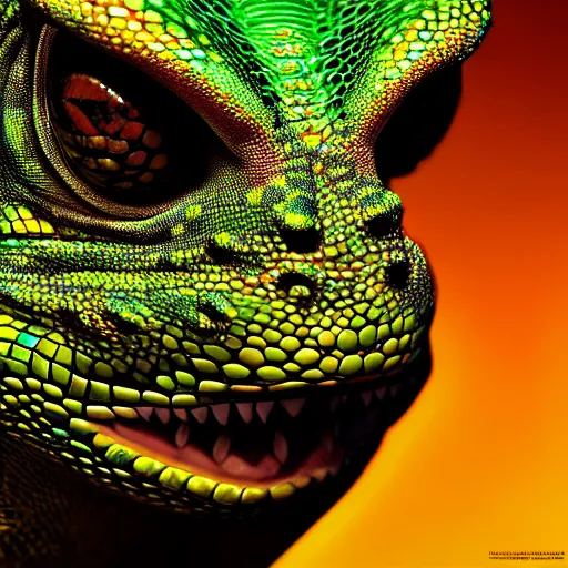 Image similar to intricate beautiful hyperreal portrait of lizard lizard lizard lizard lizard lizard jesus, close up shot, 8 k, art by irakli nadar, hyperrealism, hyperdetailed, ultra realistic