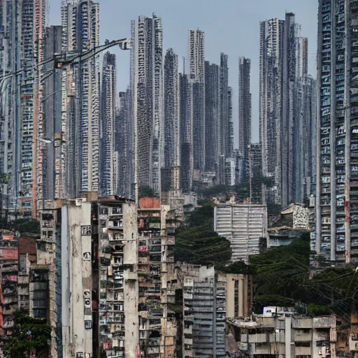 Prompt: dystopian sao paulo, marginal pinheiros, 8 k, art by petter steen and daniel dociu and david edwards