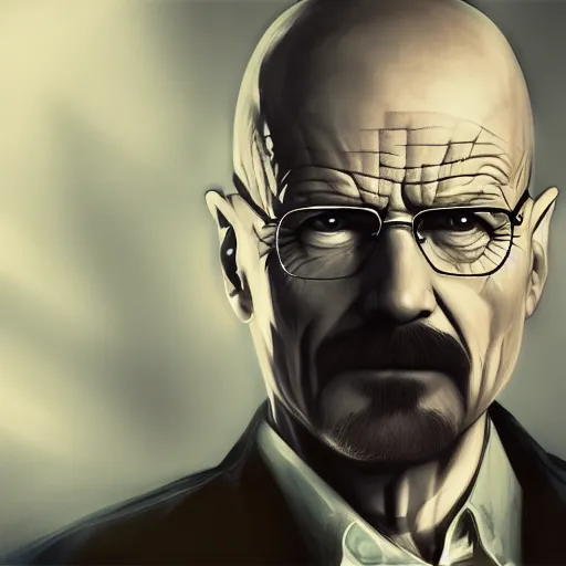 Prompt: Walter White is Batman, hyperdetailed, artstation, cgsociety, 8k