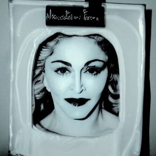 Image similar to madonna made from jello