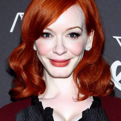 Image similar to christina hendricks hands up,