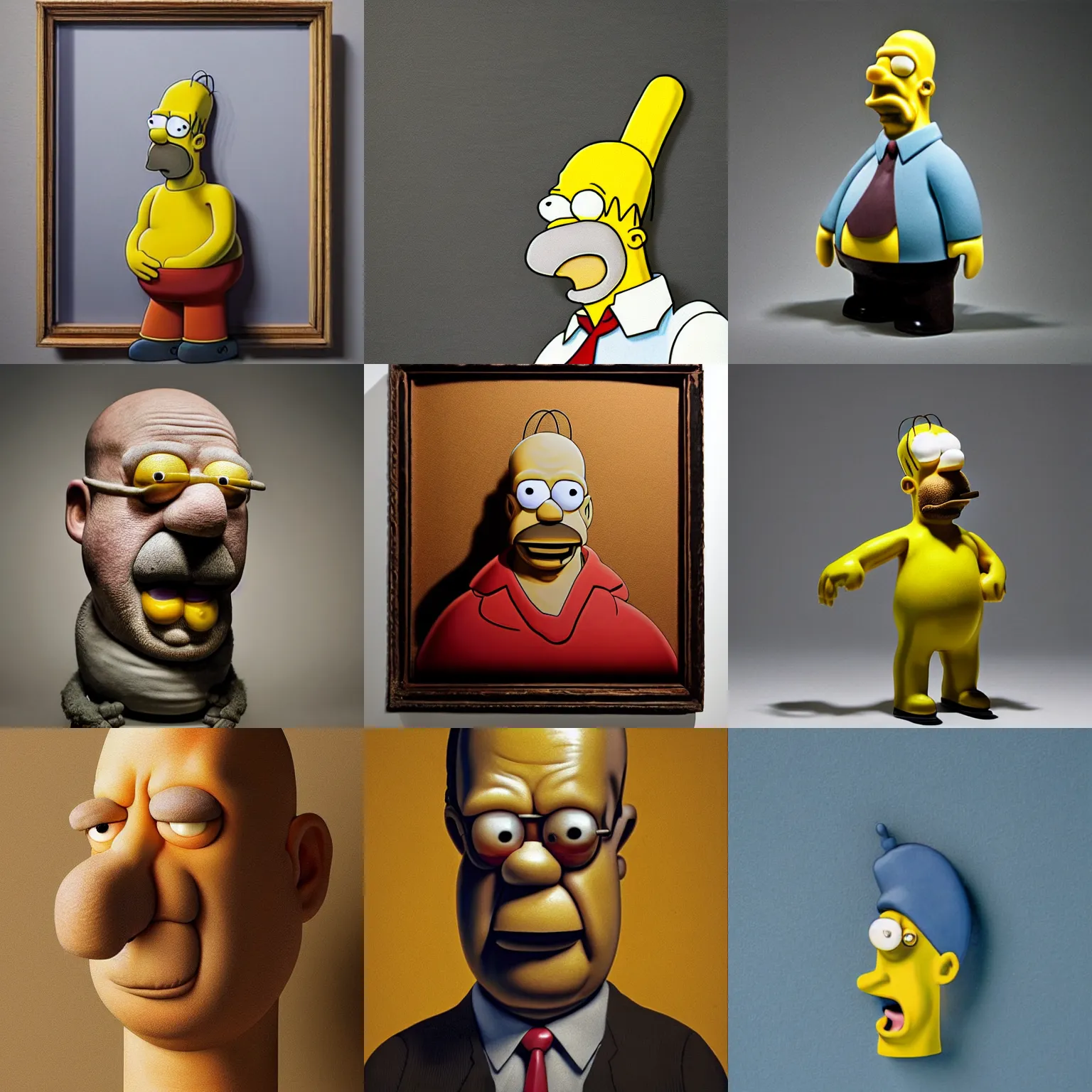 Prompt: artwork of homer simpson by nancy fouts