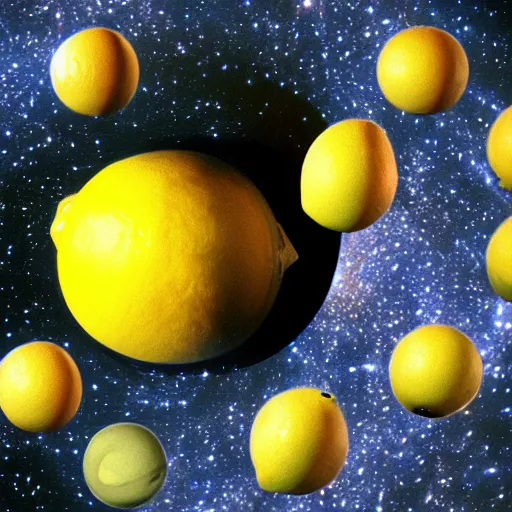 Image similar to planet lemon, photo by hubble telescope