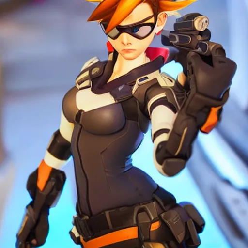 Image similar to tracer from overwatch smartphone photo