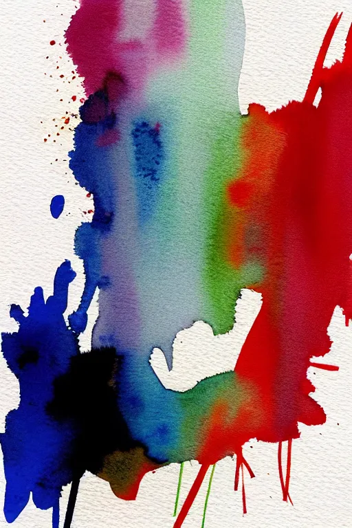 Image similar to minimalist watercolor splash ink art of rome