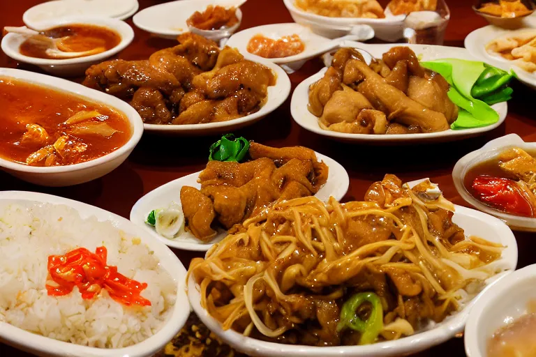 Image similar to chinese food, photograph captured at asian buffet restauraunt.