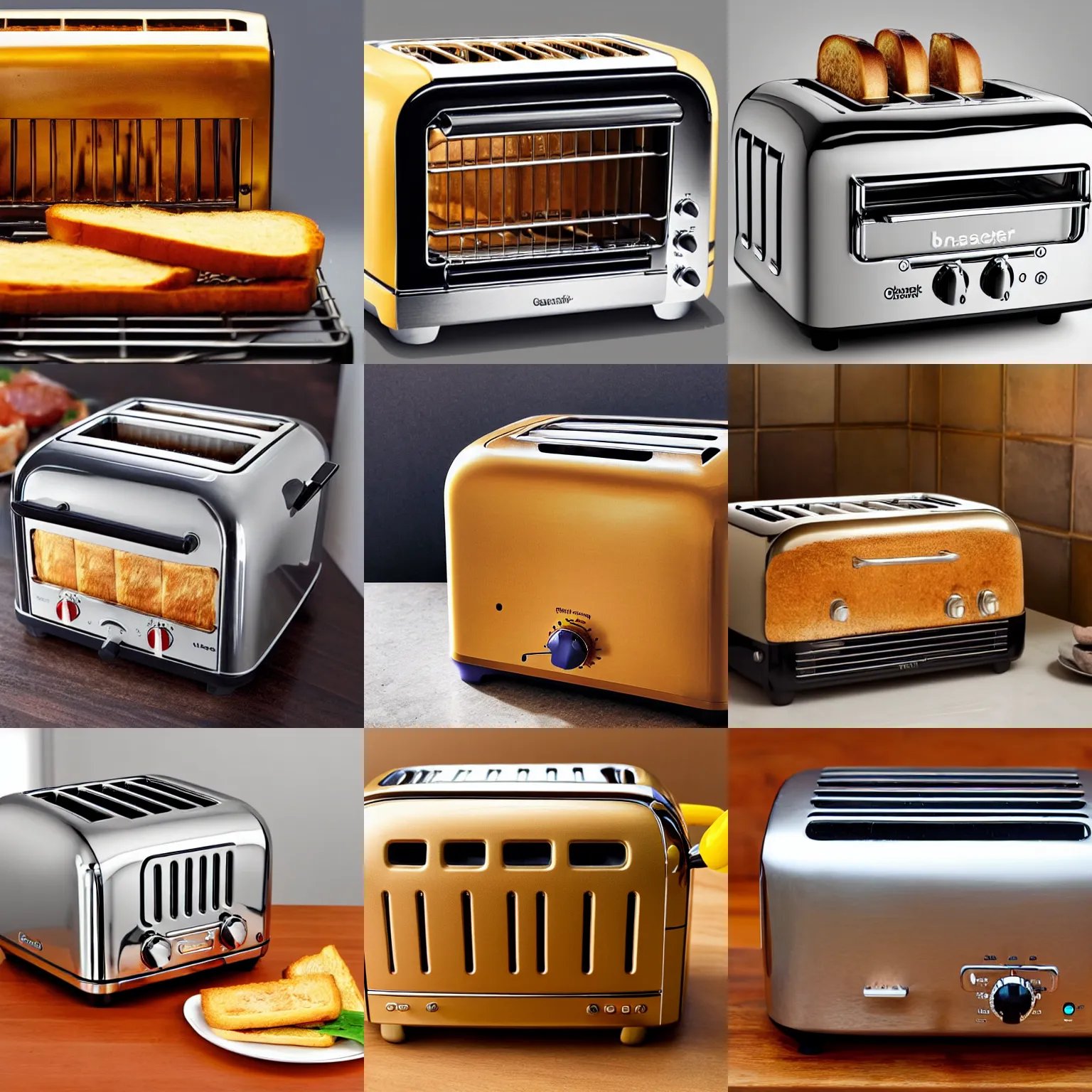 Prompt: a classic toaster