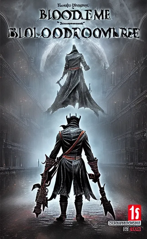 Bloodborne Video Game Poster Title 