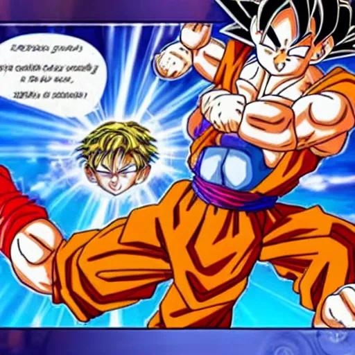 Image similar to Goku barbequing with friends meme