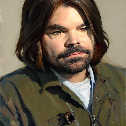 Prompt: a highly detailed beautiful portrait of matt berry as jackie daytona, by gregory manchess, james gurney, james jean