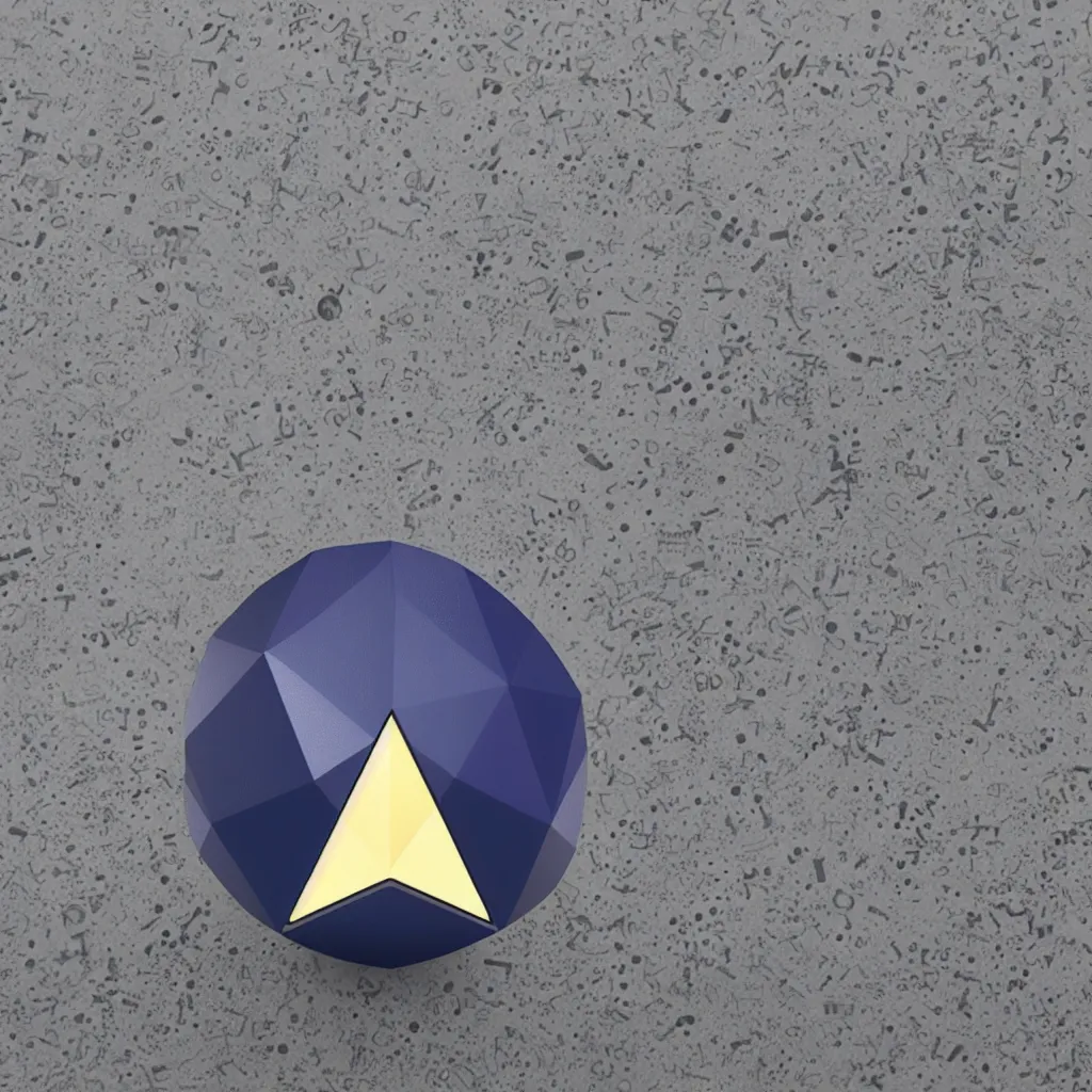 Prompt: ethereum logo in a ball