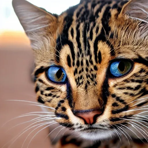 Image similar to a leopard cat called leonard