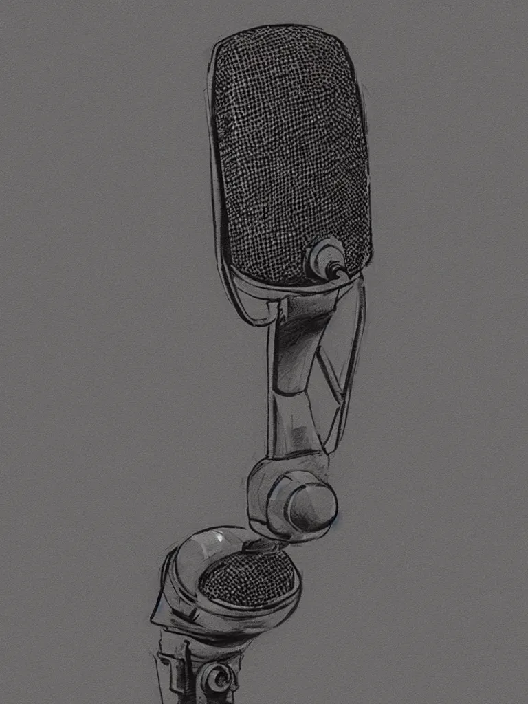 Image similar to closeup of singer and microphone by disney concept artists, blunt borders, rule of thirds