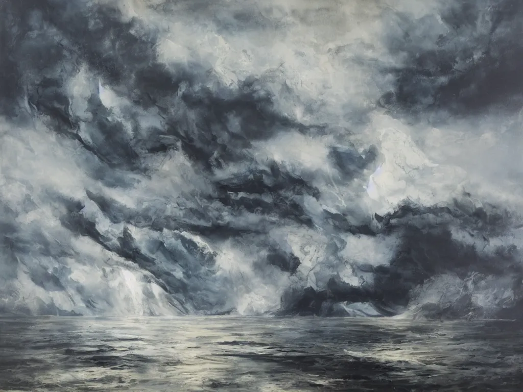 Image similar to painting by peter balke, oil on canvas