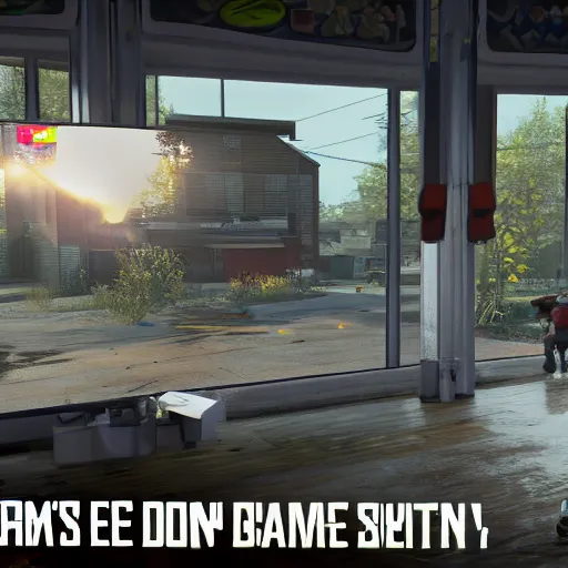 Prompt: screenshot of video game call of duty, inside elementary school, children are sat down at their desks learning