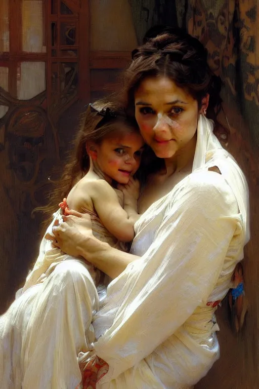 Image similar to mummy, painting by daniel gerhartz, alphonse mucha, bouguereau, detailed art, artstation