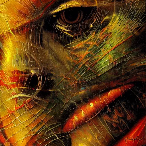 Prompt: A Austerian zoo, by Karol Bak, Kate Greenaway, Cyberpunk, 2d, Extreme closeup, Luxcore, Depth of Field