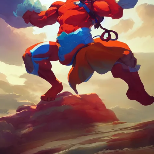 Image similar to hero world thundercats, behance hd by jesper ejsing, by rhads, makoto shinkai and lois van baarle, ilya kuvshinov, rossdraws global illumination