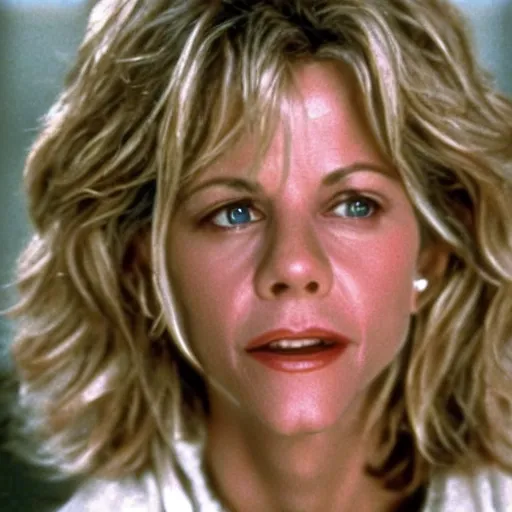 Image similar to meg ryan robot