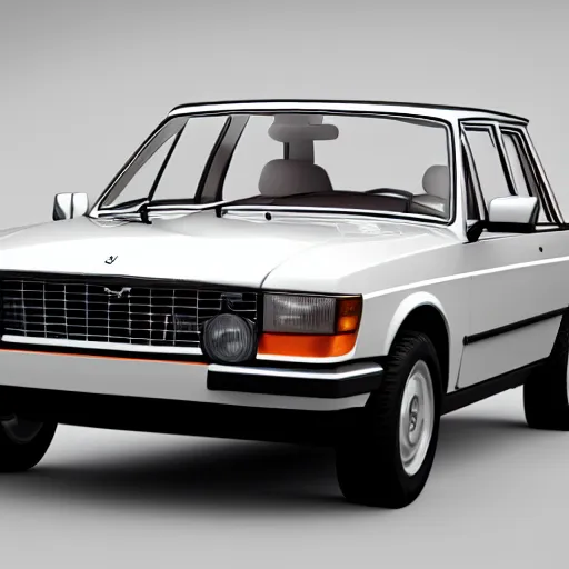 Prompt: Volvo 240D designed by Ferrari, 4k, ultra hd, hyperrealistic, award-winning, exotic, italian