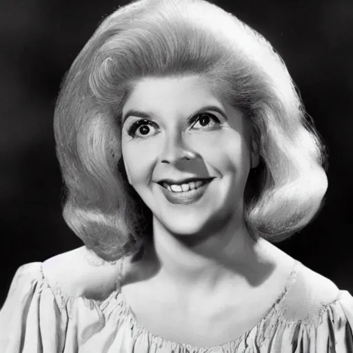 Image similar to photo of a person who looks like a mixture between donna douglas and margaret hamilton