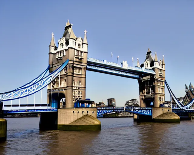 Prompt: a tower bridge