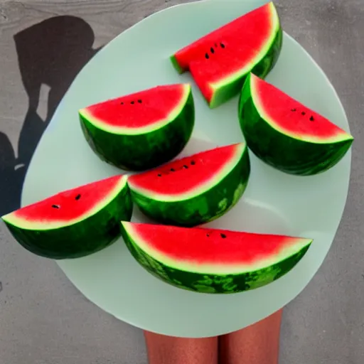 Prompt: annoying watermelon