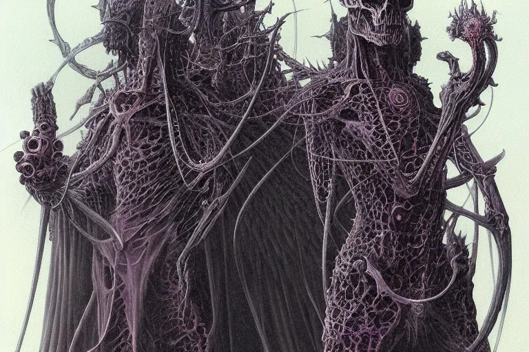 Image similar to that is not dead which can eternal lie and with strange aeons even death may die, intricate, ultra high definition, ultra detailed, symmetry, sci - fi, dark fantasy, by wayne barlowe